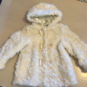 Bon Bebe faux fur kids coat